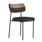 Cadeiras De Jantar Base Ferro Nile Kit 2 Pu Caramelo/linho Gr