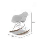 Cadeiras Eames Arm Balanã§o Branca