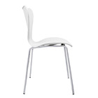 Cadeiras Jacobsen Polipropileno Sala Jantar Base Metal - Bran