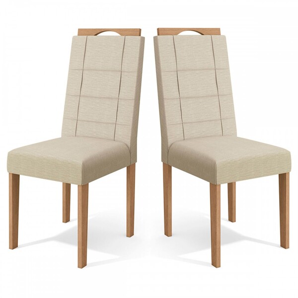 Cadeiras Kit 2 Cadeiras Bege Cad150ea - Kappesberg
