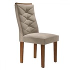 Cadeiras Kit 2 Cadeiras Estofadas Germany Chocolate/off White