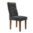 Cadeiras Kit 2 Cadeiras Estofadas Germany Chocolate/off White