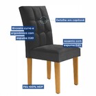 Cadeiras Kit 2 Cadeiras Estofadas Hobby Cinamomo/cinza - Cel