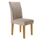 Cadeiras Kit 2 Cadeiras Estofadas Moscou Cinamomo/bege - Cel