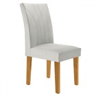 Cadeiras Kit 2 Cadeiras Estofadas Moscou Cinamomo/off White/b