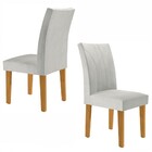 Cadeiras Kit 2 Cadeiras Estofadas Moscou Cinamomo/off White/b