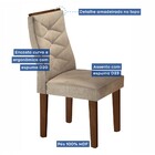 Cadeiras Kit 2 Cadeiras Germany Chocolate/jacar - Cel Móveis