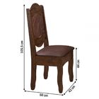 Cadeiras Kit 2 Cadeiras Imperial Iii Castanho Rústico/mar - A