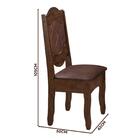 Cadeiras Kit 2 Cadeiras Imperial Iii Castanho Rústico/mar - A