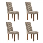 Cadeiras Kit 4 Cadeiras Germany Chocolate/off White/boucle Be