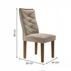 Cadeiras Kit 4 Cadeiras Germany Chocolate/off White/boucle Be