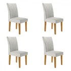 Cadeiras Kit 4 Cadeiras Moscou Cinamomo/off White/gelo - Cel