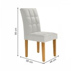 Cadeiras Kit 6 Cadeiras Hobby Cinamomo/off White/gelo - Cel M