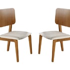 Cadeiras Moderna Em Madeira Maciça - Jasmim - Harmonia Salas