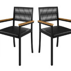 Cadeiras Para Área Gourmet Com Braço Barcelona - Paonanda