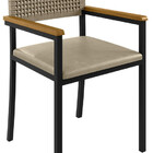 Cadeiras Para Área Gourmet Com Braço - Madri  Paonanda Decor