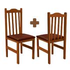 Cadeiras Para Cozinha Estofadas 2 Unidades Madeira Maciça Nog