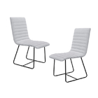 Cadeiras Para Mesa De Jantar Base Em Metal - Cristal - Cm Dec