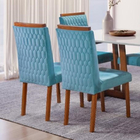Cadeiras Para Mesa De Jantar Estofada - Fortuna - Art Salas