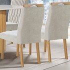 Cadeiras Para Mesa De Jantar Estofada - Genova - Art Salas