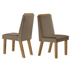 Cadeiras Para Mesa De Jantar Estofada - Riviera - Lj Móveis