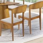 Cadeiras Para Mesa De Jantar Maciça Brindisi Art Salas