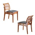 Cadeiras Para Mesa De Jantar Madeira Maciça - Zeus - Espresso