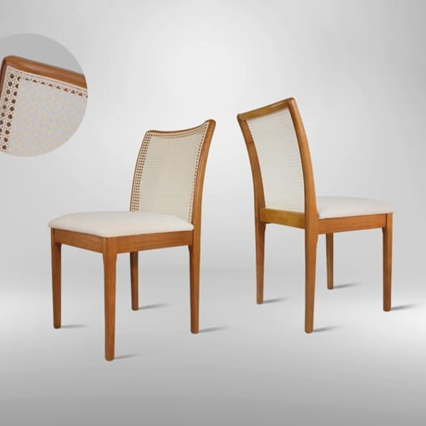 Cadeiras Para Mesa De Jantar Telinha Phoenix Requinte Salas