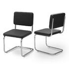 Cadeiras Para Sala De Jantar 2 Unidades Cromadas Califórnia L