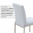 Cadeiras Para Sala De Jantar 4 Unidades Atenas Cinza / Champa