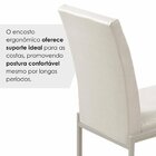 Cadeiras Para Sala De Jantar 4 Unidades Atenas Off White / Ch
