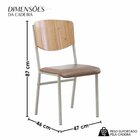 Cadeiras Para Sala De Jantar 4 Unidades Confort Bege / Champa