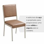 Cadeiras Para Sala De Jantar 4 Unidades Lisboa Bege / Champan