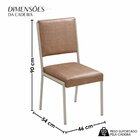 Cadeiras Para Sala De Jantar 4 Unidades Lisboa Bege / Champan