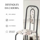 Cadeiras Para Sala De Jantar 4 Unidades Lívia Arabesco/ Mart