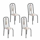 Cadeiras Para Sala De Jantar 4 Unidades Lívia Arabesco/ Mart