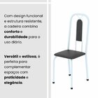 Cadeiras Para Sala De Jantar 4 Unidades Lívia Preto Liso / Br