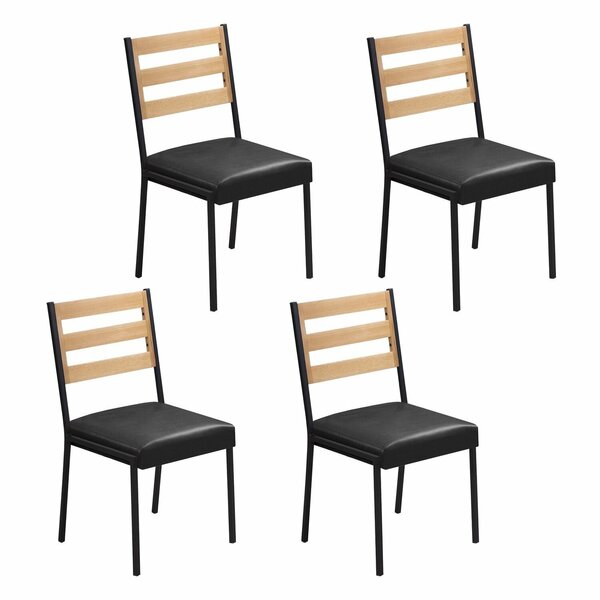 Cadeiras Para Sala De Jantar 4 Unidades Londres Preto