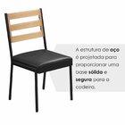 Cadeiras Para Sala De Jantar 4 Unidades Londres Preto