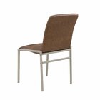 Cadeiras Para Sala De Jantar 4 Unidades Premium Marrom / Cham