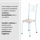 Cadeiras Para Sala De Jantar 4 Unidades Sara Botanic Bege / B