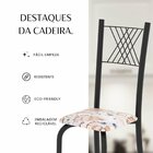 Cadeiras Para Sala De Jantar 4 Unidades Sara Botanic Bege / P