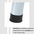 Cadeiras Para Sala De Jantar 4 Unidades Sara Preto / Branco