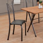 Cadeiras Para Sala De Jantar 4 Unidades Sara Preto / Prata