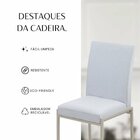 Cadeiras Para Sala De Jantar 6 Unidades Atenas Cinza / Champa