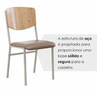 Cadeiras Para Sala De Jantar 6 Unidades Confort Bege / Champa
