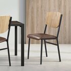 Cadeiras Para Sala De Jantar 6 Unidades Confort Marrom / Preto