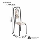 Cadeiras Para Sala De Jantar 6 Unidades Lara Arabesco/ Mart P