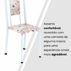 Cadeiras Para Sala De Jantar 6 Unidades Lara Botanic Bege / B