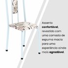 Cadeiras Para Sala De Jantar 6 Unidades Lívia Arabesco/ Branco